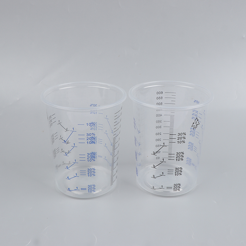 10/50pcs Paint Mixing Calibrat - Plastic Cup 50Pcs 评论和价格