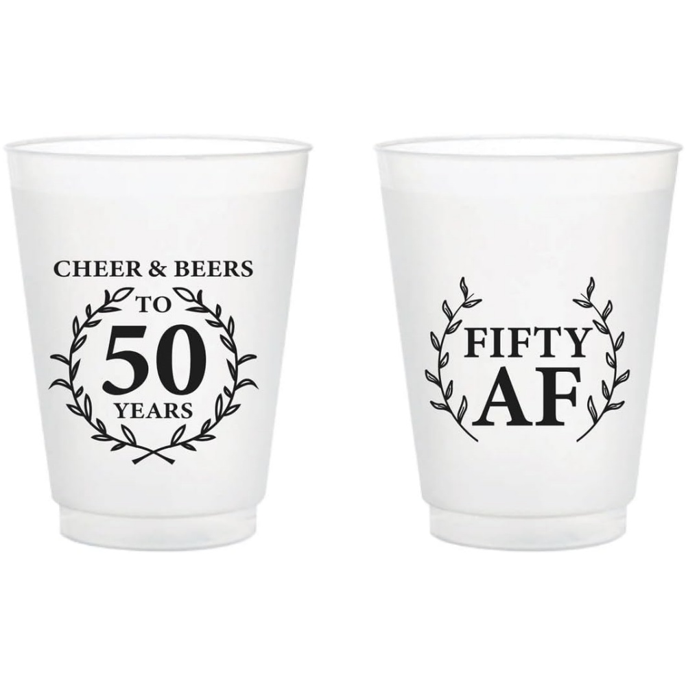 10/50 Personalized Frosted Pla - Plastic Cup 50Pcs 评论和价格